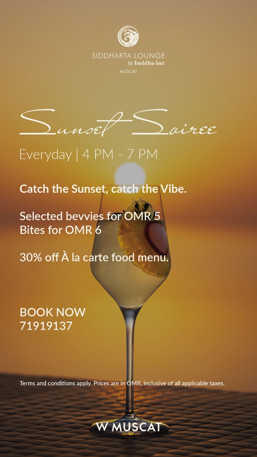 Sunset Soiree at Siddharta Lounge by Buddha Bar